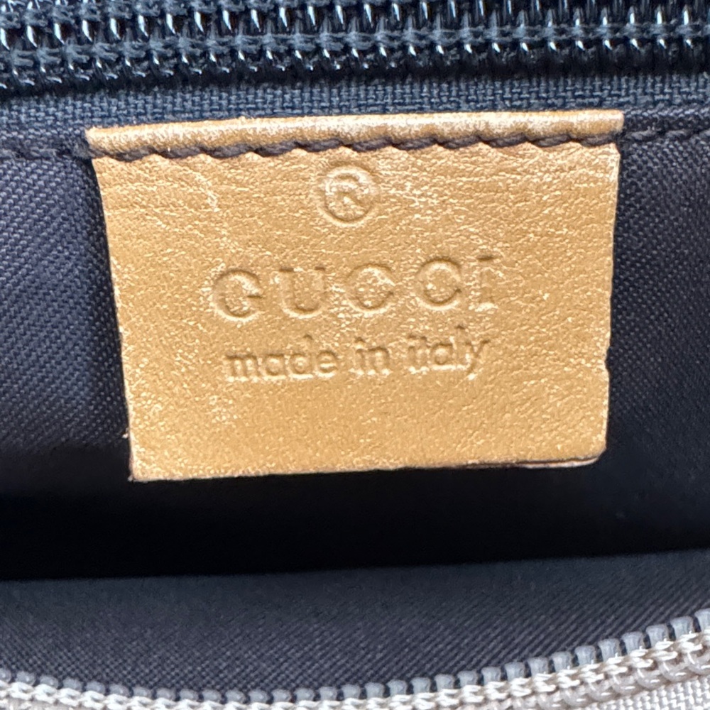 Authentic GUCCI GG Canvas Sherry Line Tote Bag Beige - Picture 13 of 16